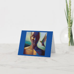 Cartão Espírito Animal Hummingbird 3