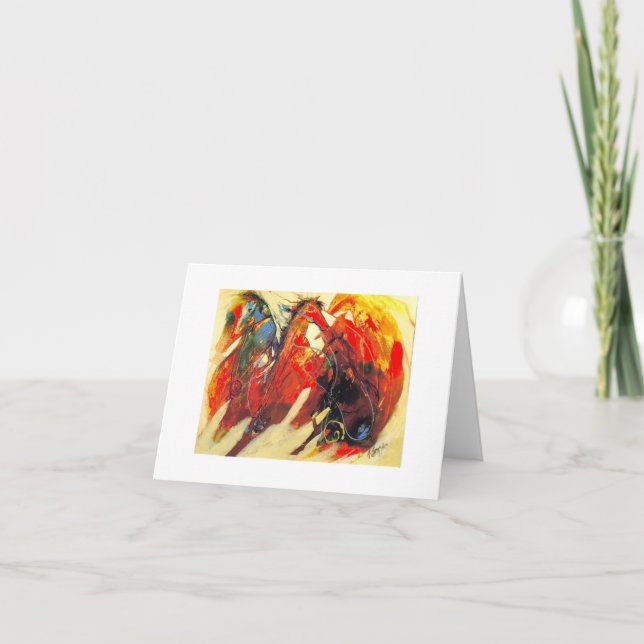 Cartão Espírito corajosos (Frente)