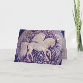 CARTÃO ESPÍRITO DE CAVALO - UNICORN PURPLE JEGRIO - DH