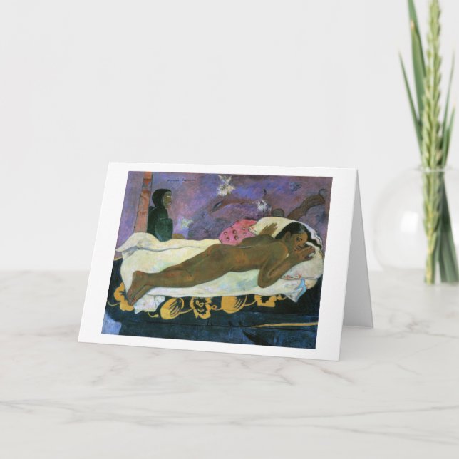 Cartão Espírito do Morto Vigiando, Gauguin (Frente)