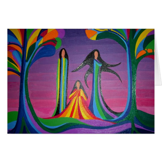 Cartão Espírito do outono (Frente Horizontal)