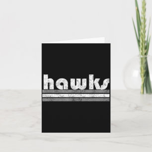 Cartão Espírito Escolar Hawks Pep Rally Jogo Esportivo Ci