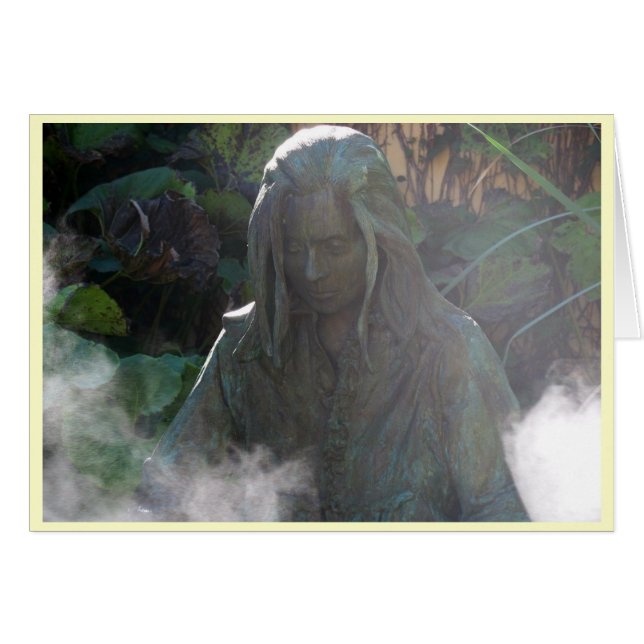 Cartão Espírito na névoa (Frente Horizontal)