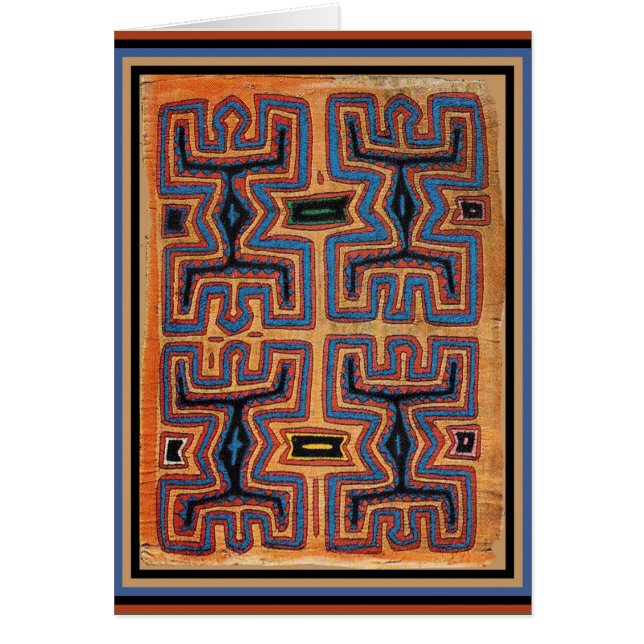 Cartão Espíritos da Canoa Indiana (Frente)