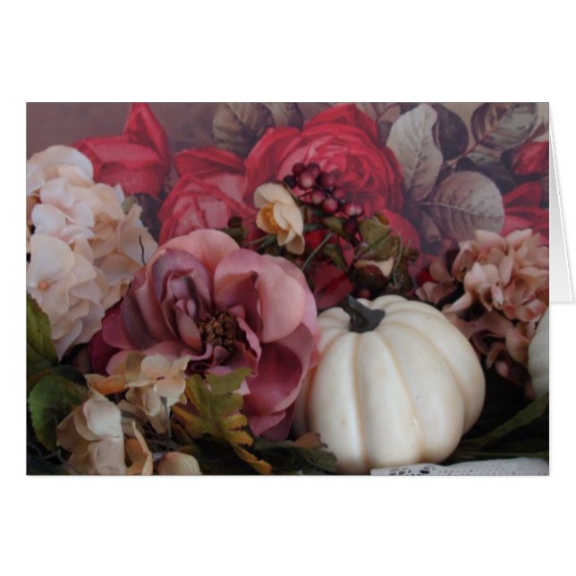 Cartão Esplendor do outono (Frente horizontal)