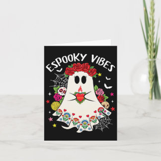 Cartão Espooky Vibes Concha Dia Do Morto Alho Mexicano