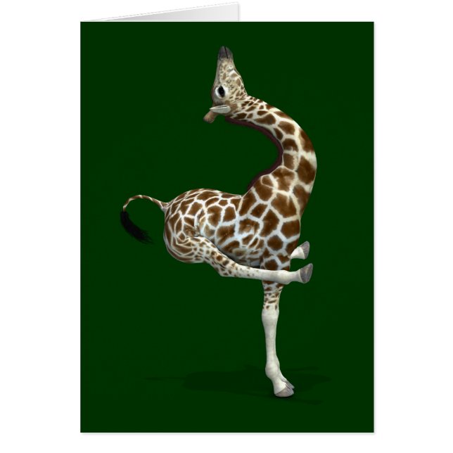 Cartão Esportaria Encantada Giraffe (Frente)
