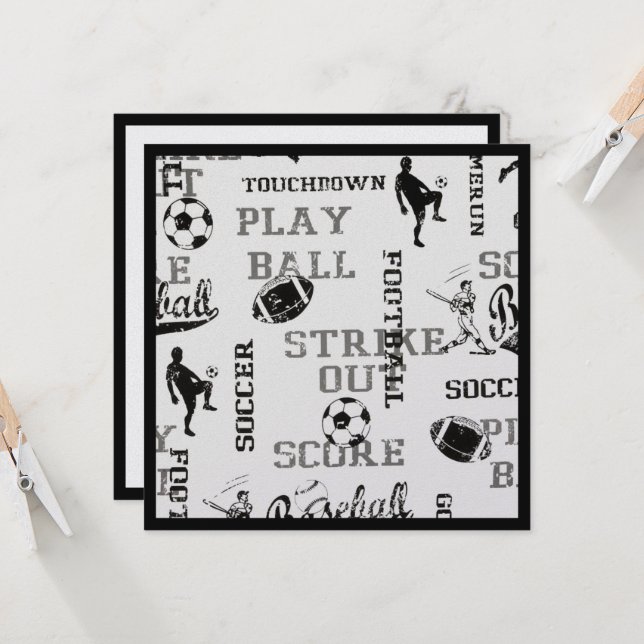 Cartão Esportes - Extravaganza 1 (Frente/Verso In Situ)