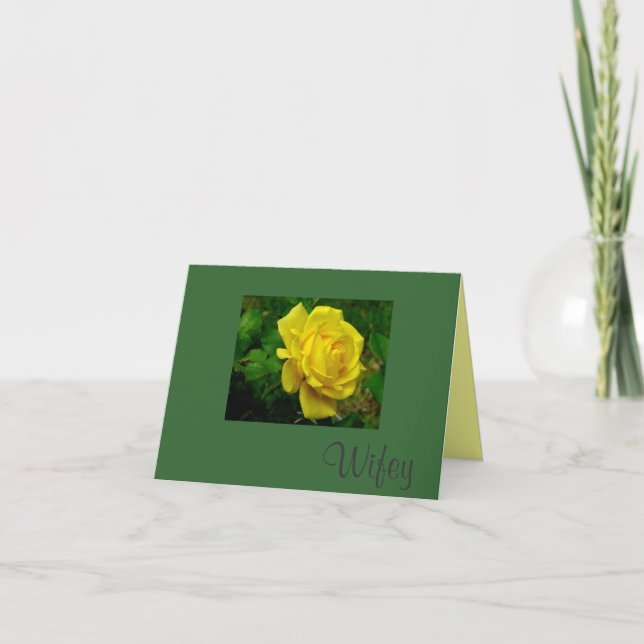 Cartão Esposa Aniversário (Frente)