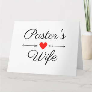 Cartão Esposa do Pastor Bl