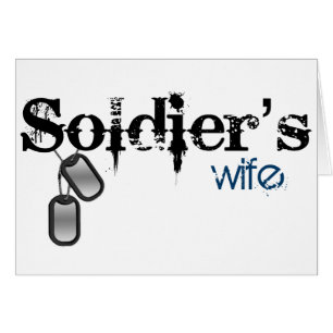 Cartão Esposa do Soldado