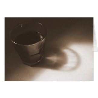 Cartão espuma de café
