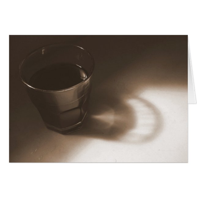 Cartão espuma de café (Frente Horizontal)