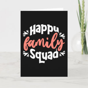 Cartão Esquadrão da Família Feliz