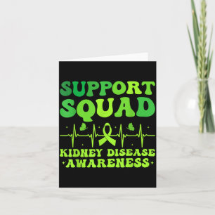 Cartão Esquadrão de Apoio Fita Verde _ Doença Renal
