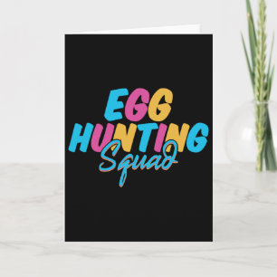 Cartão Esquadrão de Caça a Ovos