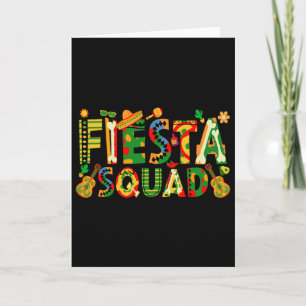 Cartão Esquadrão de Festa Família Correspondência Festa C