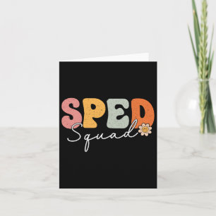 Cartão Esquadrão De Volta À Educação Especial 1rua Da Esc