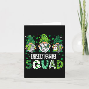 Cartão Esquadrão do Departamento de Emergência dos Gnomos