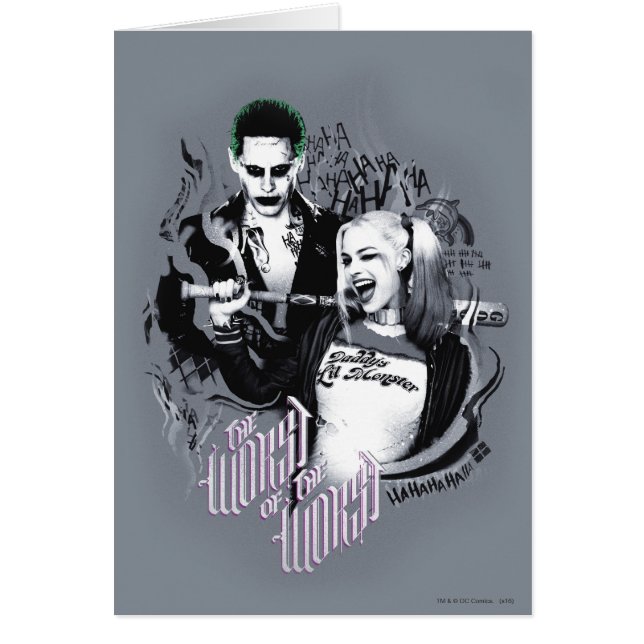 Cartão Esquadrão Suicida | O Pior dos Piores (Frente)