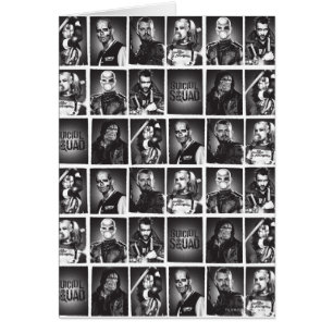 Cartão Esquadrão Suicida Padrão Anuário