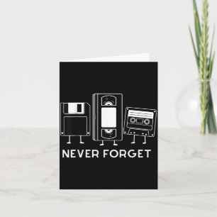 Cartão Esqueça o Disquete Retro Engraçado Anos 90 Novidad