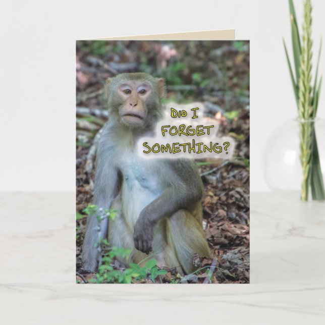 Cartão Esqueci algo (Frente)