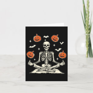 Cartão Esqueleto Anti Trump Halloween Manga Longa