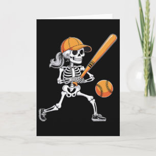 Cartão Esqueleto Brinca Softll Fantasia de Halloween para