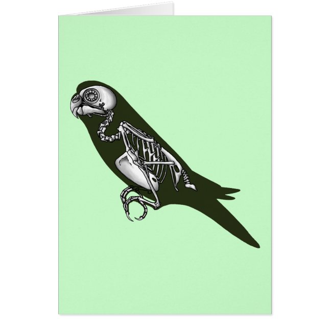 Cartão Esqueleto do orçamento (Frente)