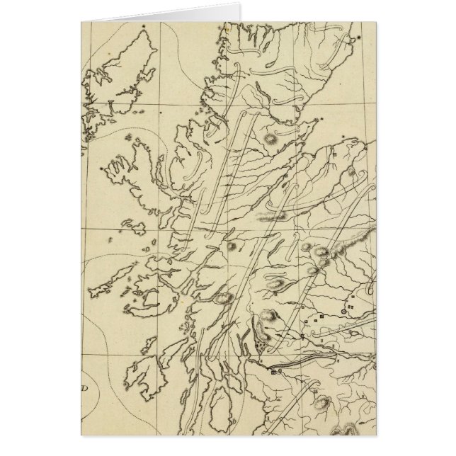 Cartão Esquema da Escócia (Frente)