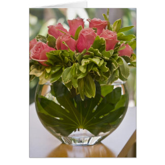 Cartão Esquema de Rosas Rosa