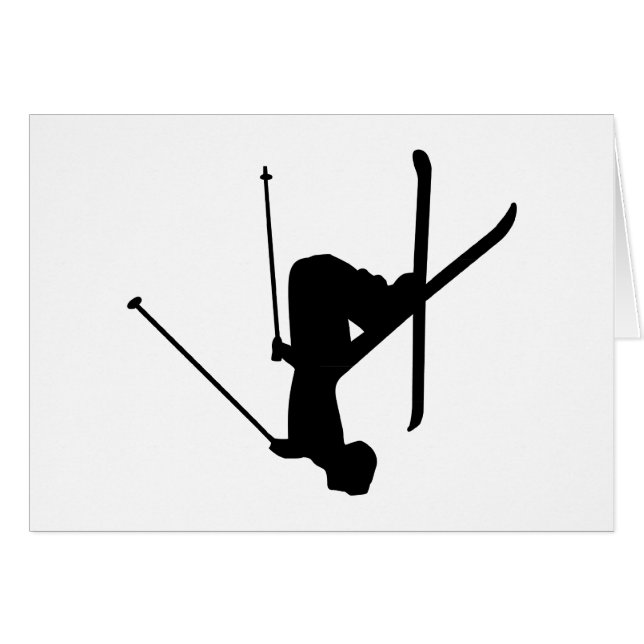 Cartão Esqui (Frente Horizontal)