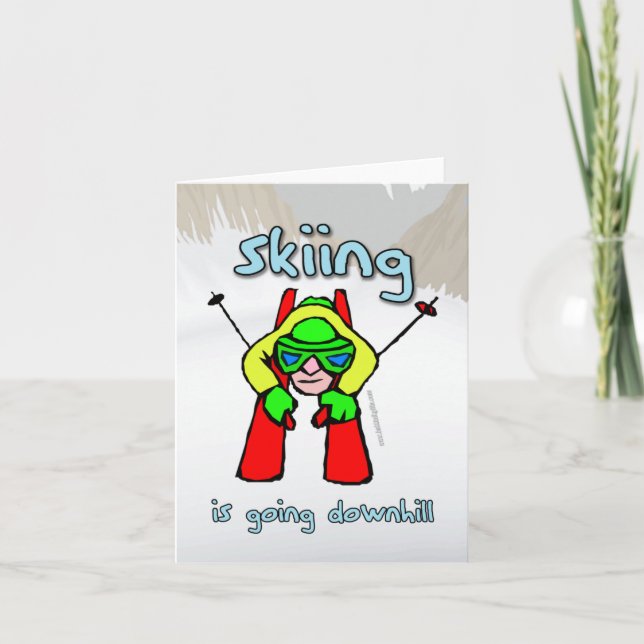 Cartão Esqui (Frente)