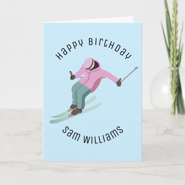 Cartão Esqui (Frente)