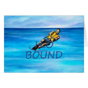 Cartão Esqui de água superior