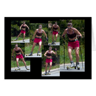 Cartão Esqui do cilindro 2