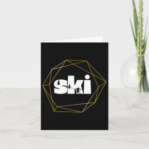 Cartão Esqui Em Lopes