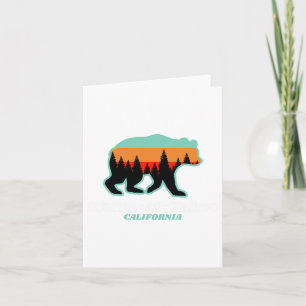 Cartão Esqui Esqui em Sierra-at-tahoe Califórnia Urso
