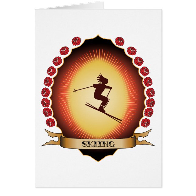 Cartão Esqui Mandorla (Frente)