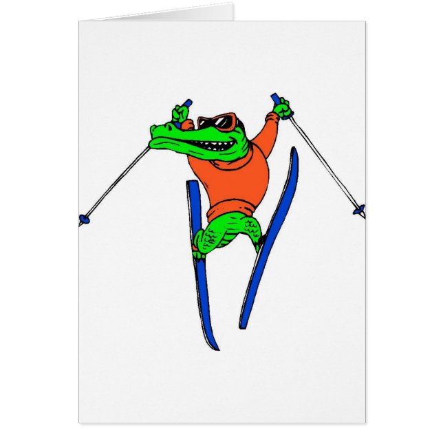 Cartão Esquiador (Frente)