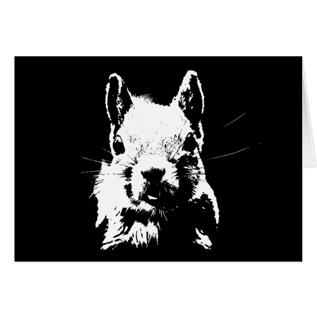 Cartão Esquilo (Frente Horizontal)