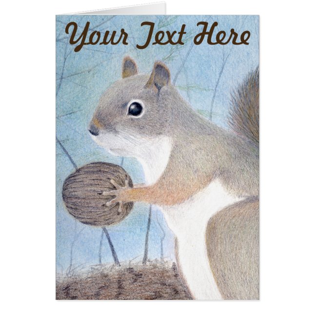 Cartão Esquilo (Frente)