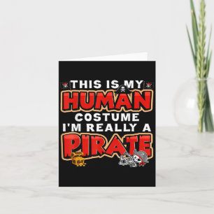 Cartão Essa É Minha Fantasia Humana Eu Sou Realmente Uma