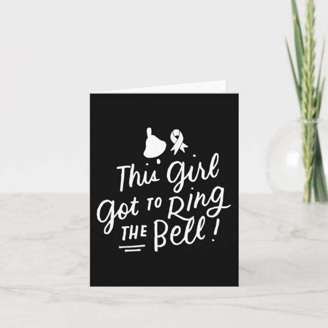 Cartão Essa garota tem que tocar o Quimio Bell Formando o (Frente)