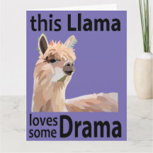 Esse Llama Adora Algum Drama Llama Engraçado