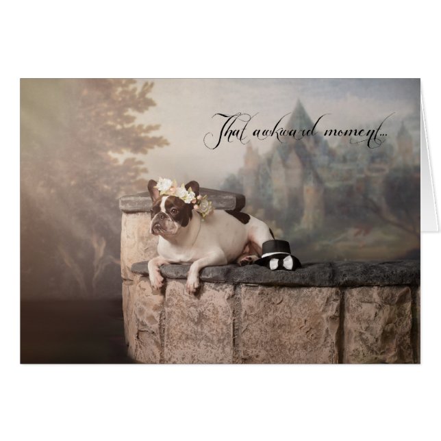 Cartão Esse momento inábil (Frente Horizontal)