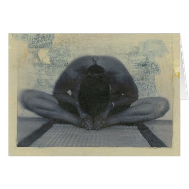 Cartão Essência da ioga (Frente Horizontal)