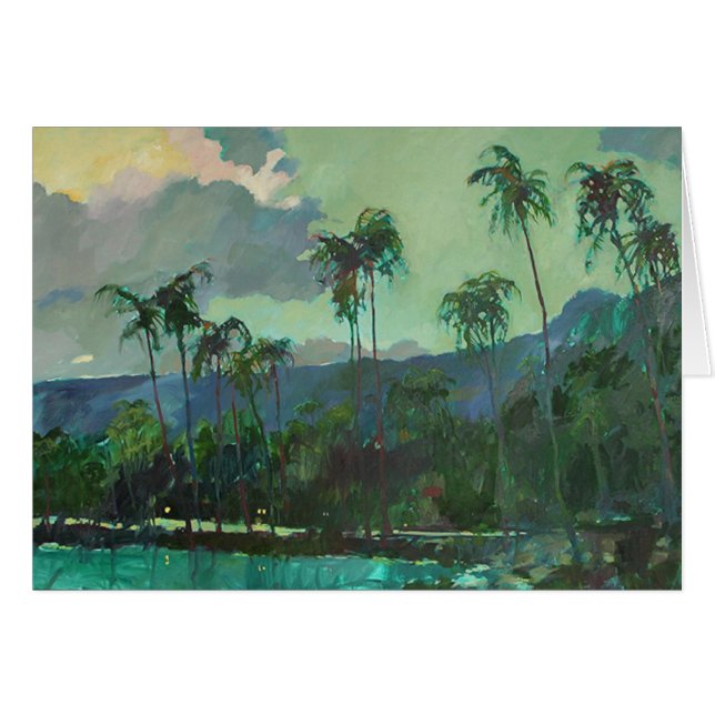 Cartão Essência tropical (Frente horizontal)