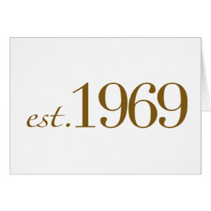 Cartão Est 1969